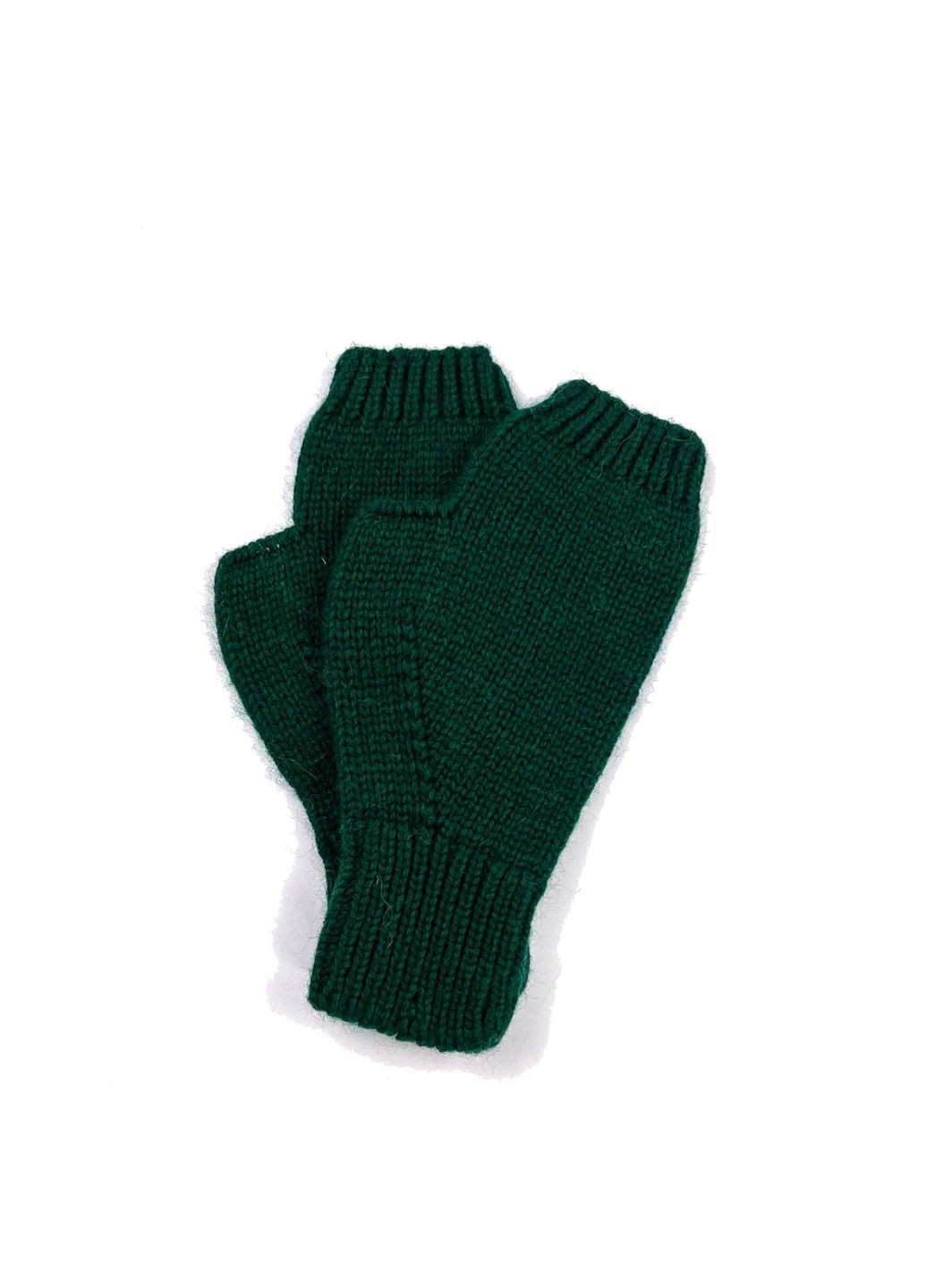 Митенки женские ангора зеленые ДАНА LuckyLOOK 594-036 (322790316)