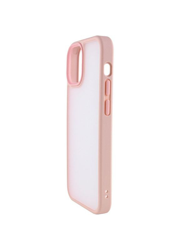 Чехол Metal Buttons TPU+PC для Apple iPhone 15 Plus (6.7") Розовый Epik (372499438)