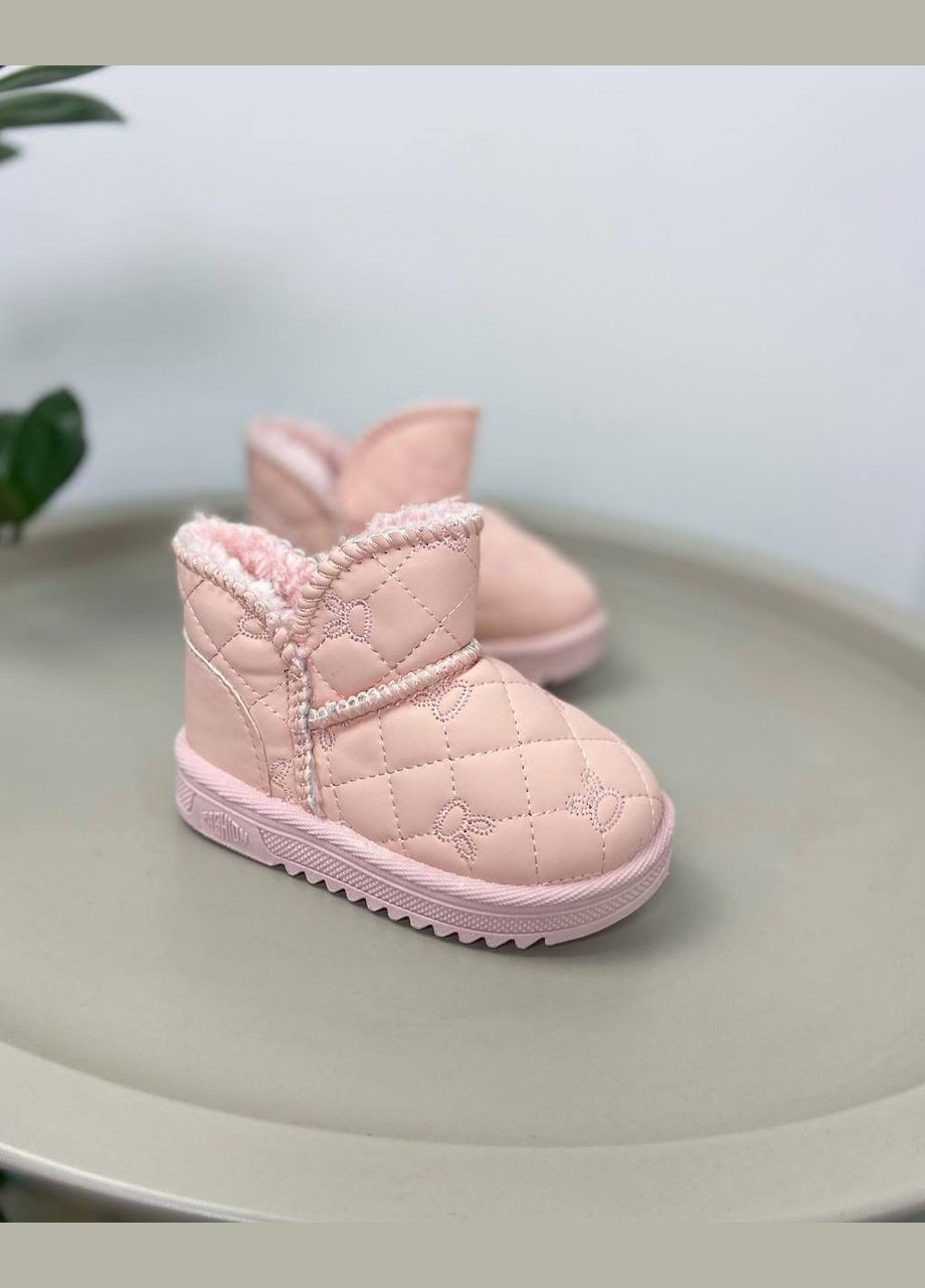 Розовые угги детские розовые 1195 No Brand