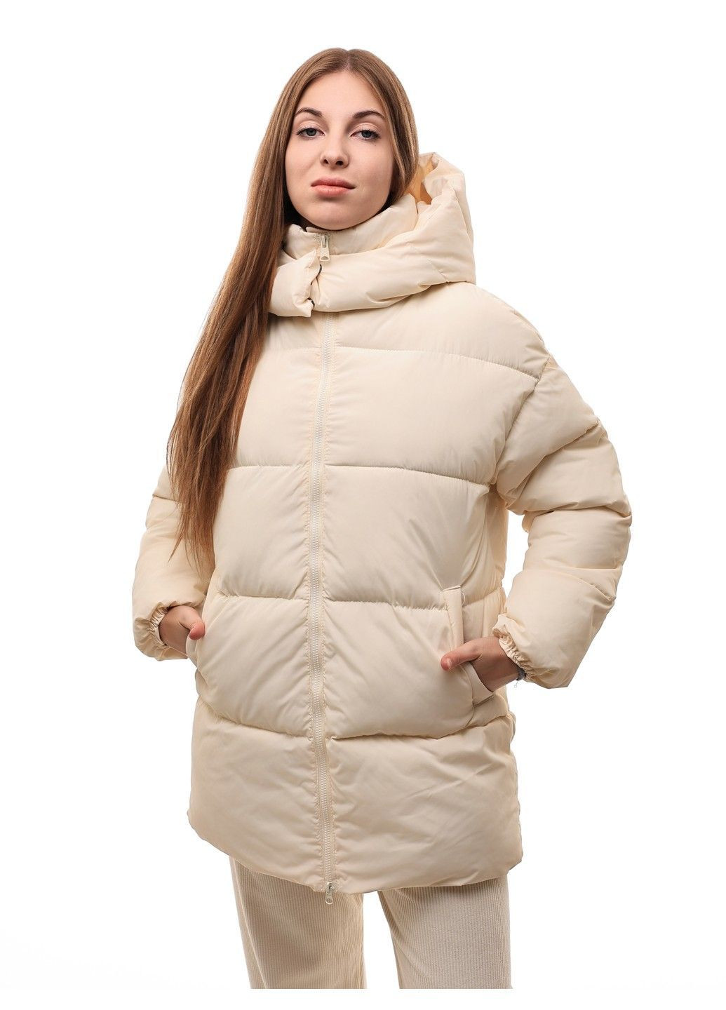 Молочная куртка зимняя женская Izzy