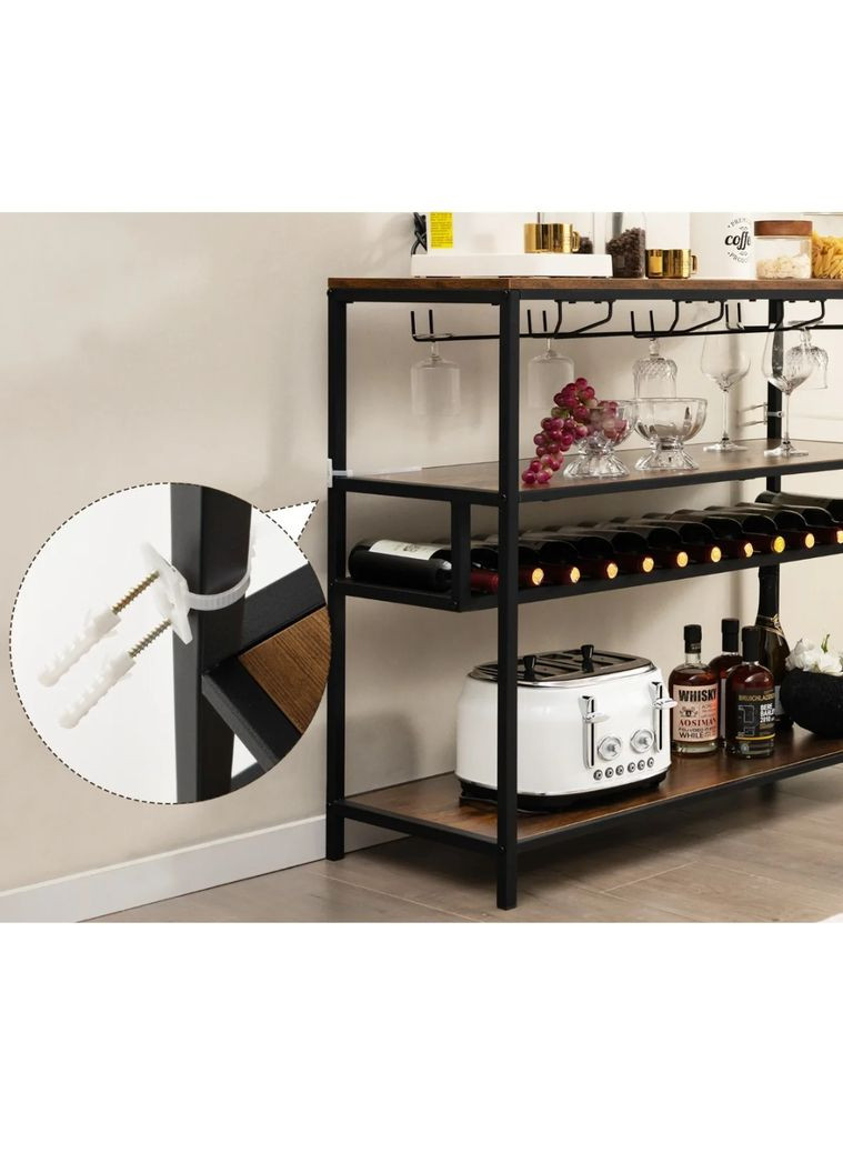 Стіл для кухні Alfred фуршетний в стилі Loft Costway (362028059)