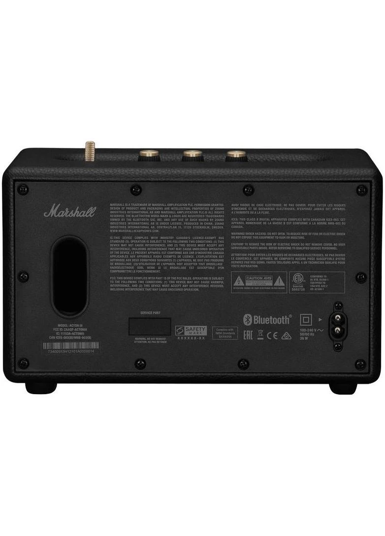 Портативна колонка Acton III 60W Black (1006004) Marshall (393107985)