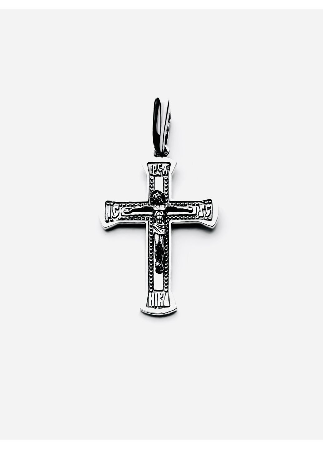 Православный крестик с чернением. Серебро 925. Кулон Спаси и Сохрани DeLoS (355877816)
