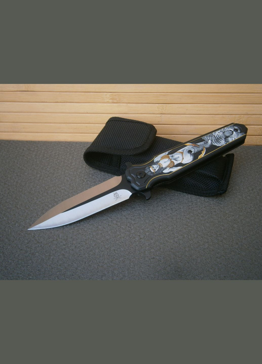 Нож складной Аmazon JL-73 в чехле 21 см No Brand (336186335)