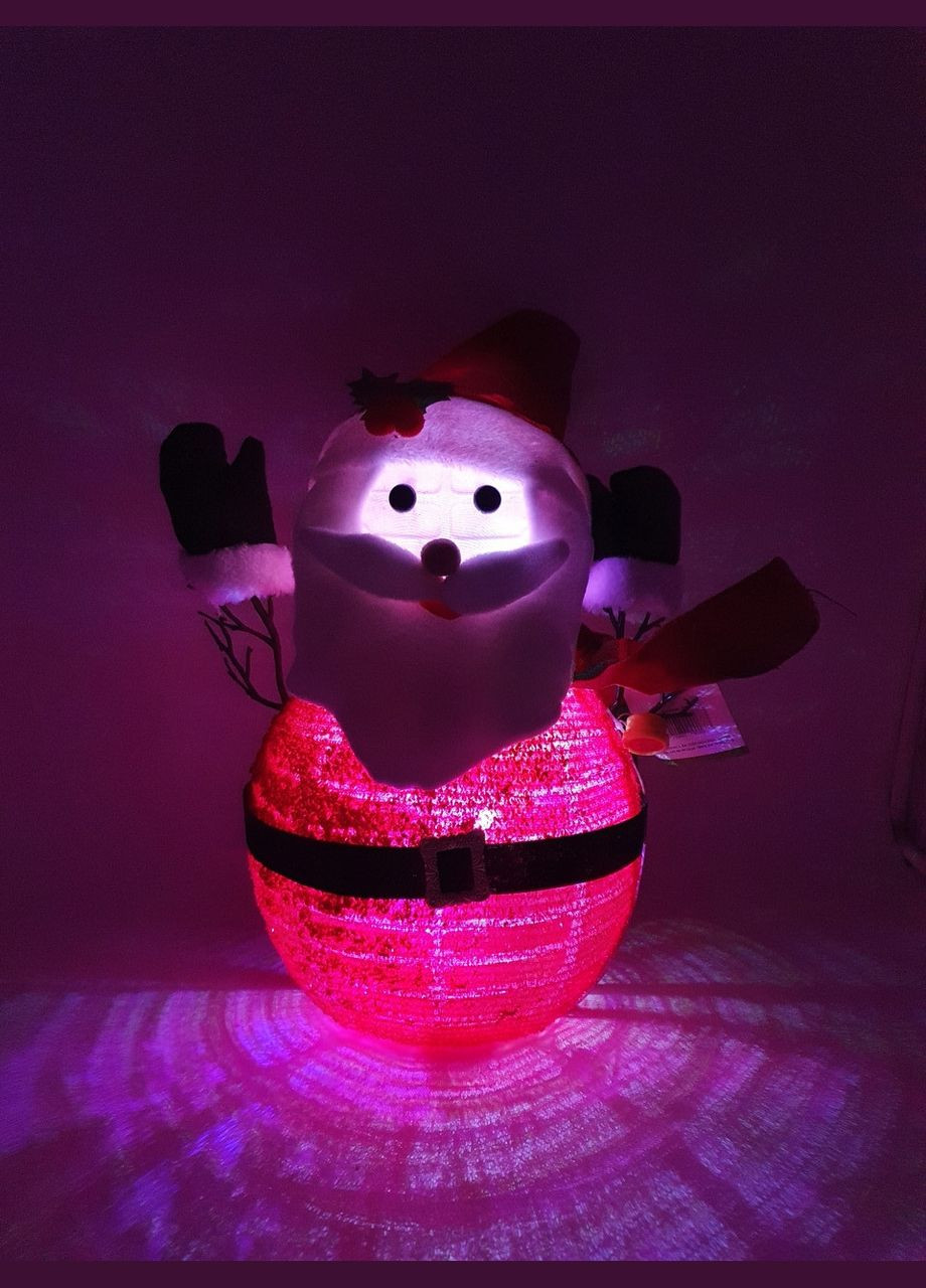 Новогодняя LED фигура Санта Клаус/Дед Мороз 45 см. Новогоднее декоративное украшение с подсветкой. KM Trend (299485003)