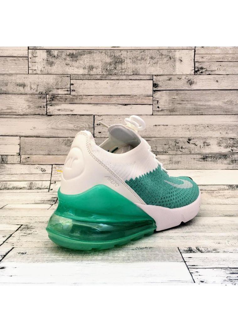 КРОССОВКИ ЖЕНСКИЕ NIKE AIR MAX 270 MINT WHITE НАЙК АИР МАКС 270 No Brand белые демисезоны (367168604)