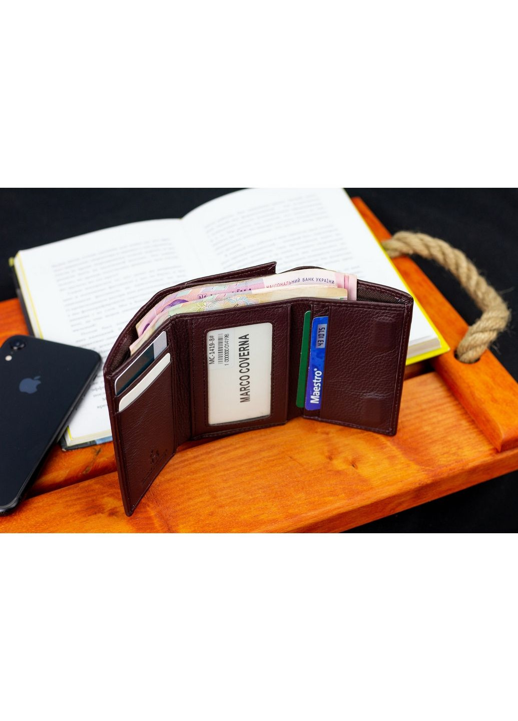 Шкіряний гаманець Marco Coverna (288185393)