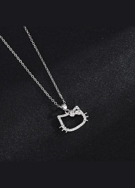 Ніжна підвіска "hello kitty", підвіска з хеллоу кітті, кольє, кулон хелоу кіті, намисто, ланцюжок Fashion Jewelry (337718771)