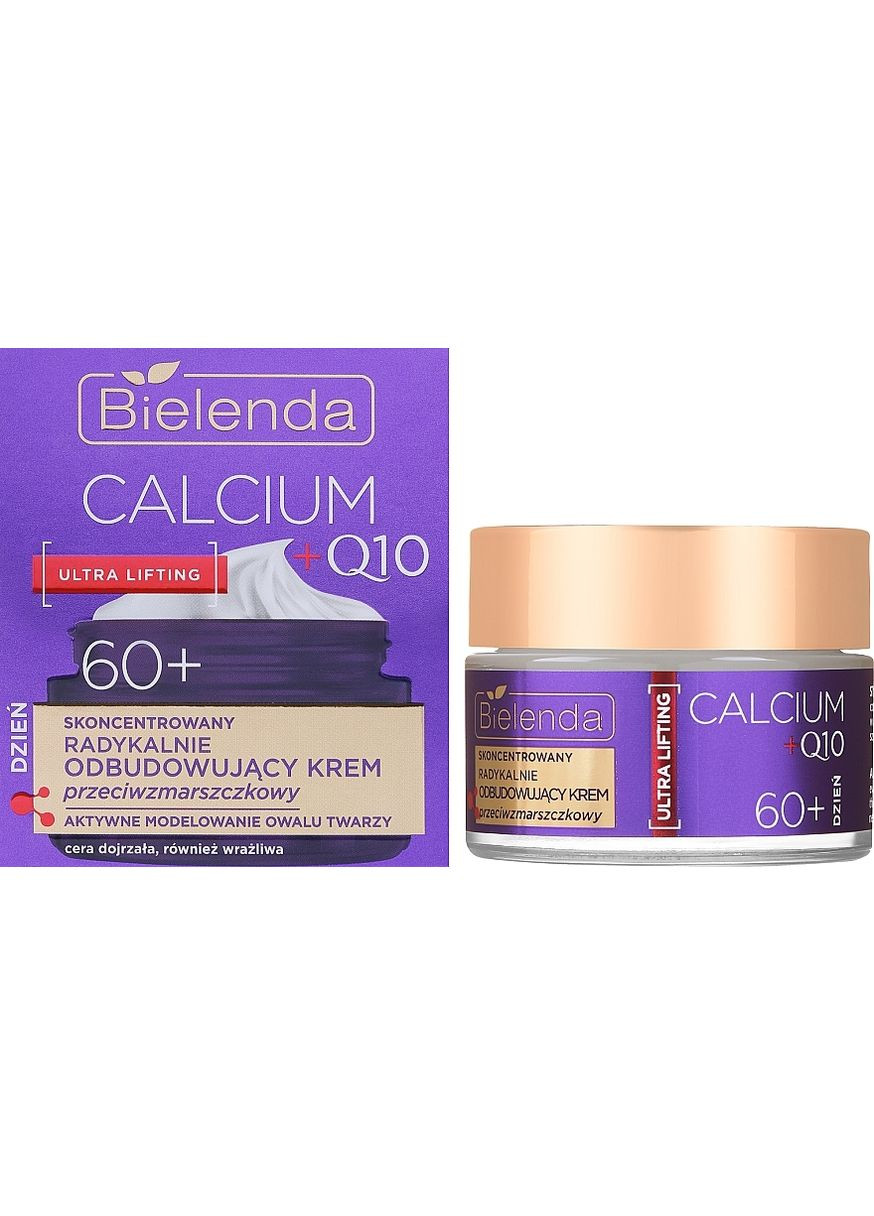 Интенсивно восстанавливающий крем против морщин 60+ Calcium + Q10 50ml (1276313-141951) Bielenda (368635681)