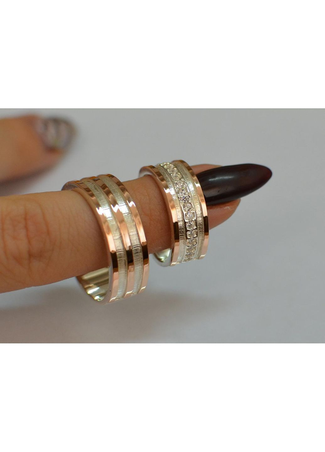 Пара обручок зі срібла Silver Style (367112418)