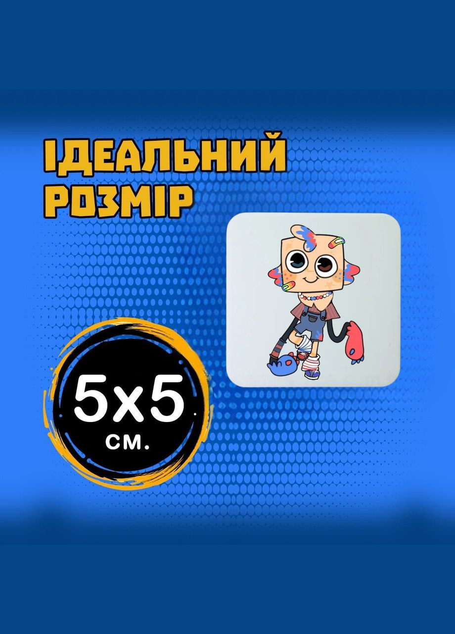 Магніт У Світі Денді Roblox Dandy's World 5*5см Shantou (328294724)