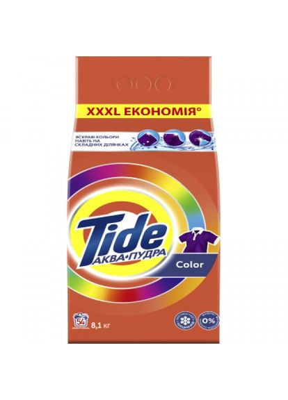 Засіб для прання Tide аква-пудра color 8.1 кг (268143250)