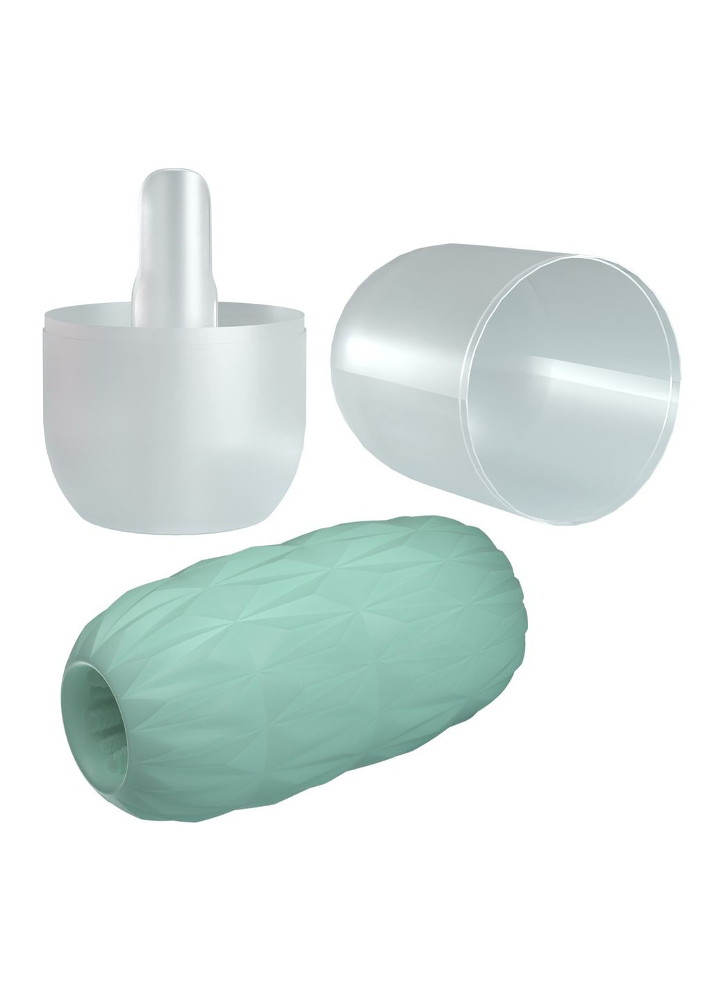 Мастурбатор яйце Athena Alice блакитний, 11.3 x 5.9 см Pretty Love (361670440)