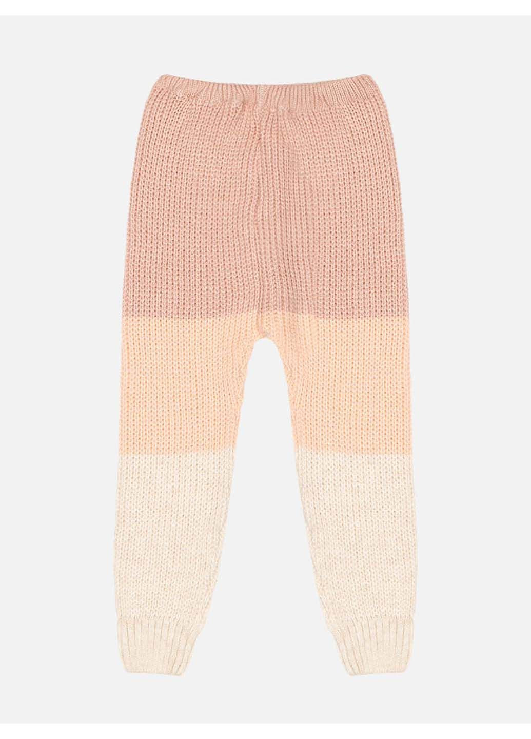 Пудровый зимний костюм брючный Cloudy