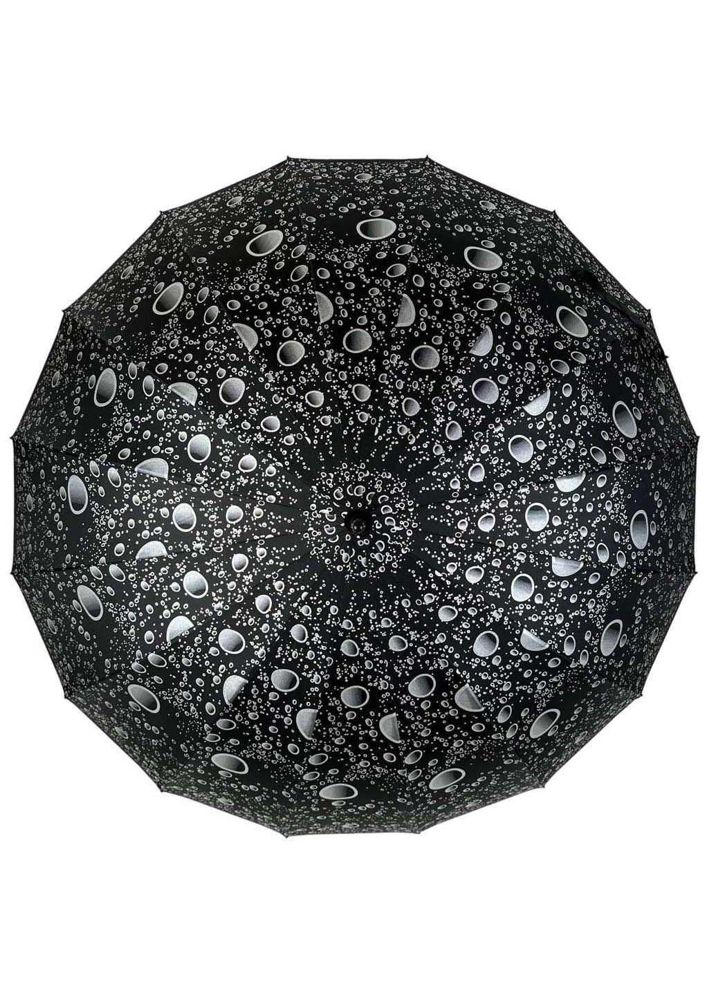 Жіноча парасолька-тростина на 16 спиць з абстрактним принтом Toprain (289977449)