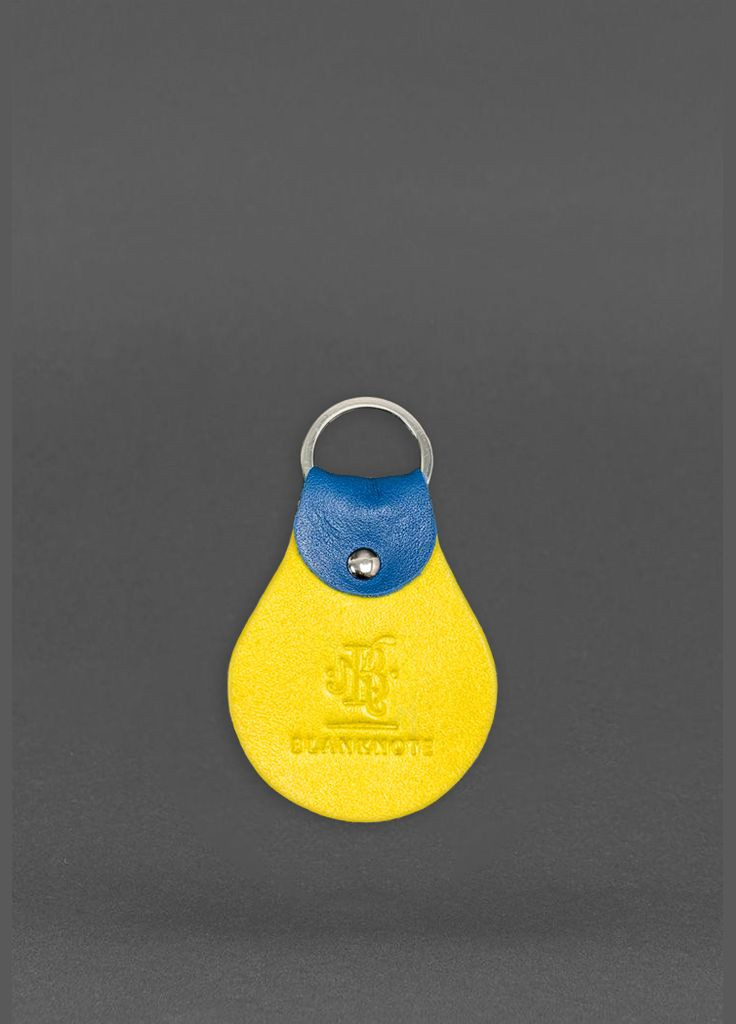 Шкіряний брелок Патріотичний синьо-жовтий (A-027747) BlankNote (334339221)