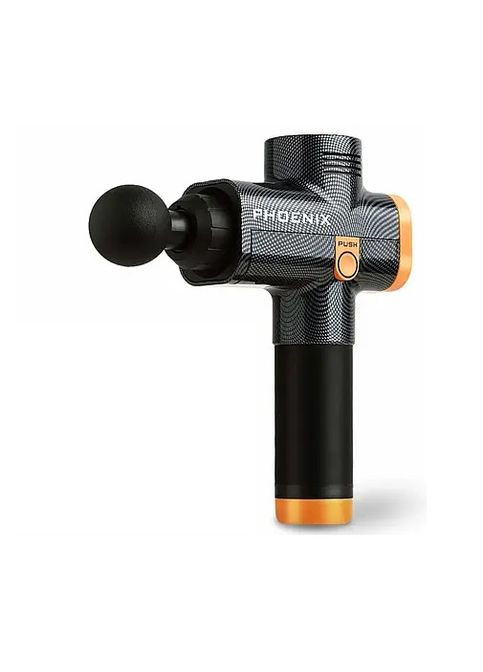 Массажный ударный пистолет триггерных точек A2 (4 насадки) сенсорный Черный Phoenix (336381403)