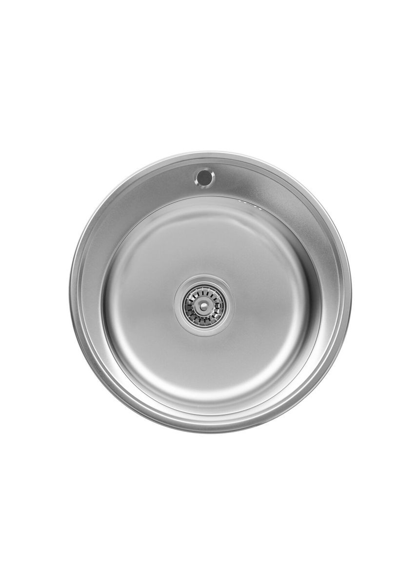 Кухонна мийка з нержавіючої сталі САТИН 510 (0,8/180 мм) Valeso (336934523)