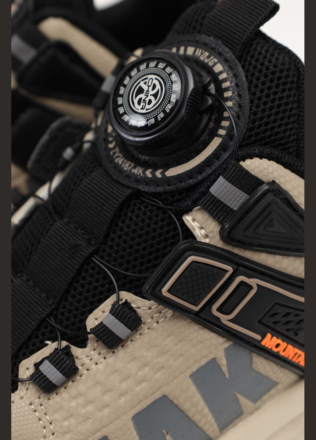 Бежевые демисезонные кроссовки для мальчика, на плоской подошве цвет бежевый cb-00273889 Kimboo