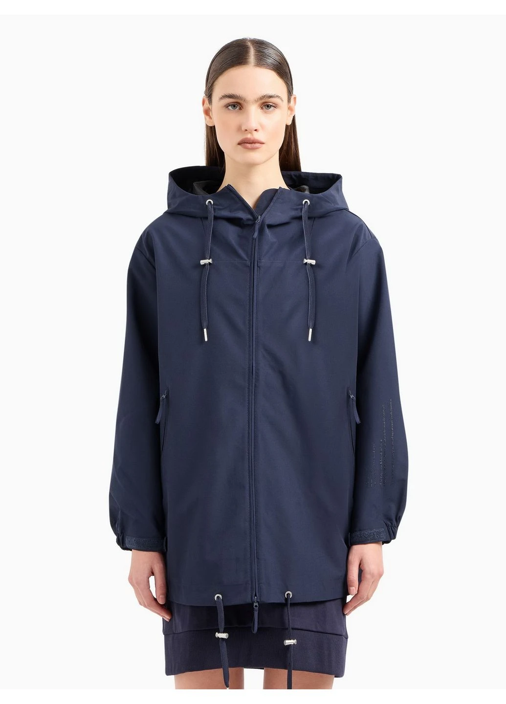 Темно-синяя демисезонная куртка 8346744 тёмно-синий qz3399 Armani Exchange