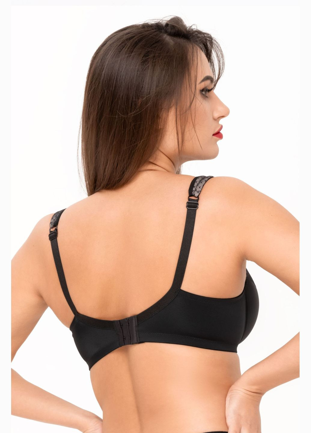 Чёрный бюстгальтер-балконет margo Kalyna