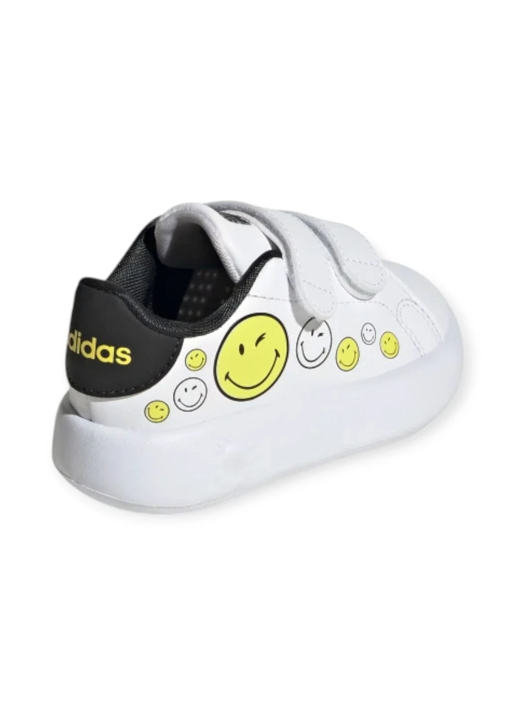 Білі всесезон кросівки smiley advantage kids adidas