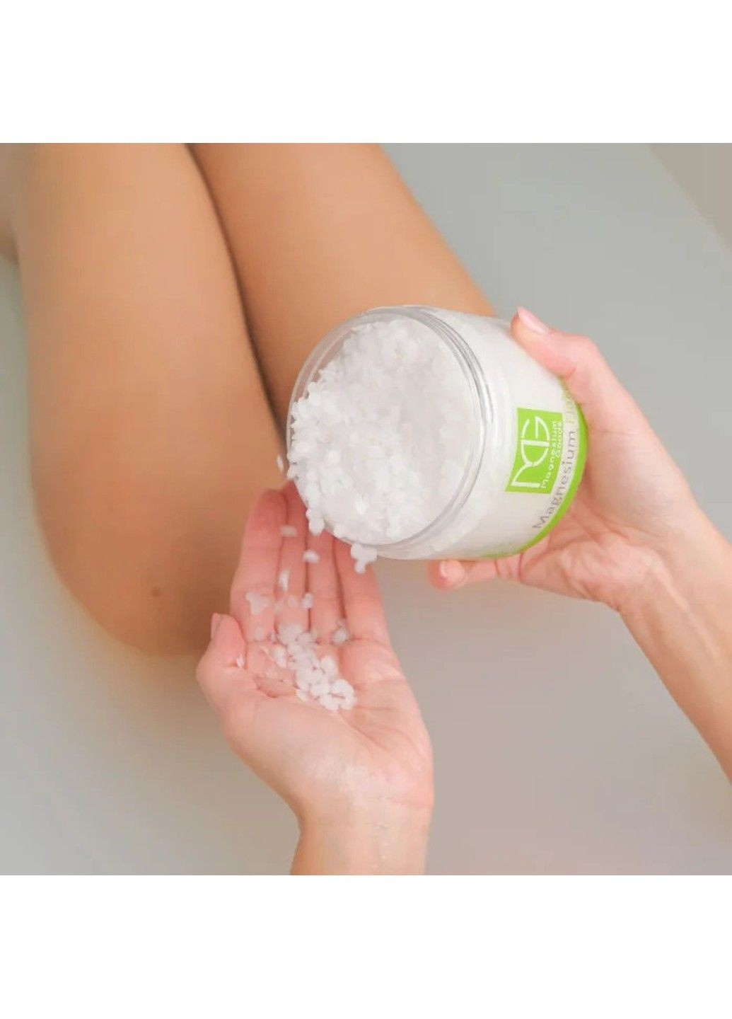 Сіль для ванн 100% чисті магнієві пластівці 450 г Magnesium Goods (316307999)