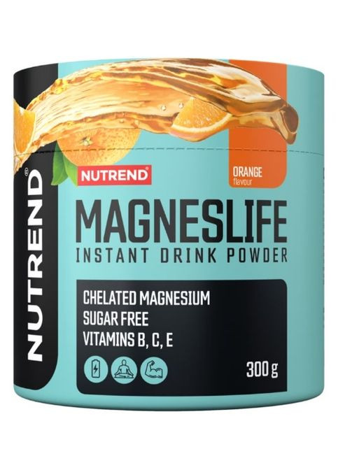 MagnesLife Instant Drink Powde 300 g /60 servings/ Orange Nutrend (340916605)