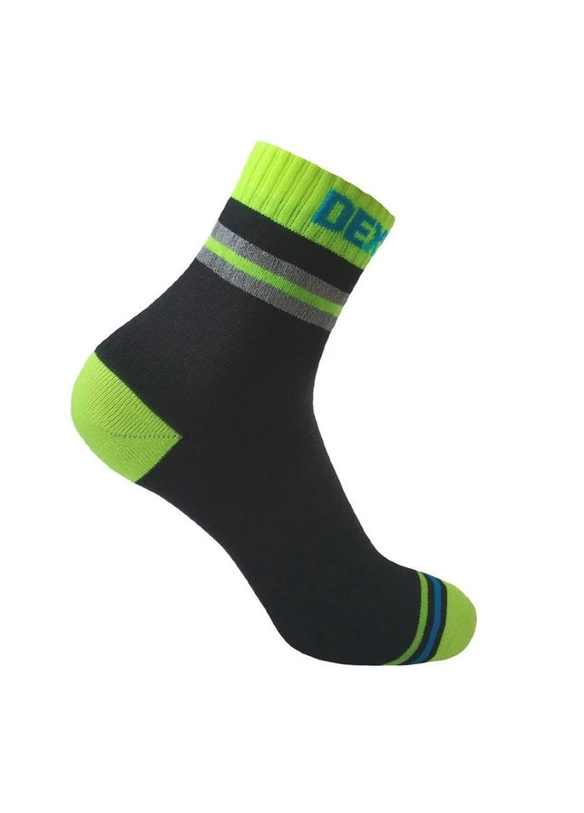 Шкарпетки водонепроникні Pro visibility Cycling, р-р L (43-46), з зеленою смугою DexShell (400293510)