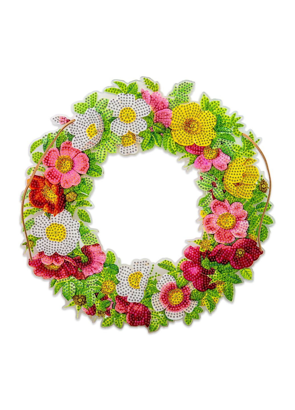 Алмазна мозаїка Віночок троянд см картина для творчості декор для дому Strateg (369759854)