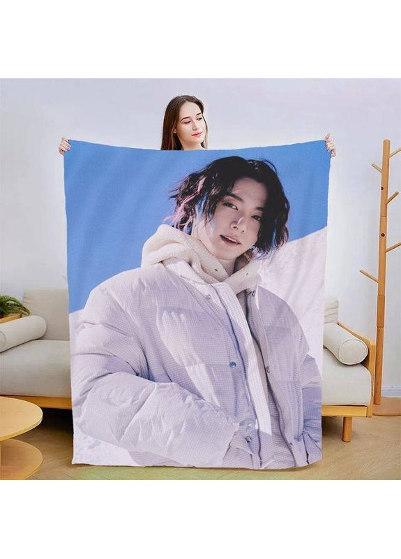 Плед 3D новорічний Чонгук 30128 180х215 см FlexDress (368761608)