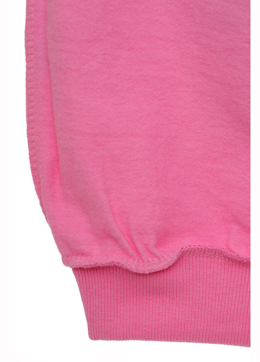 Водолазка на флісі для дівчинки трикотажна з Котом рожева 110 см (34770) BABYKROHA (297200827)