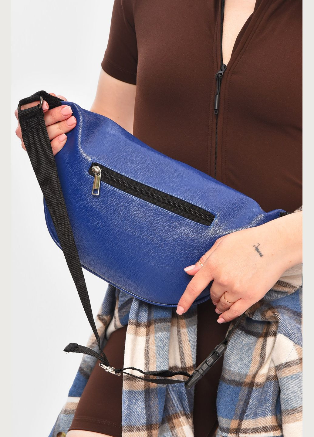 Бананка жіноча синього кольору Let's Shop (335007274)