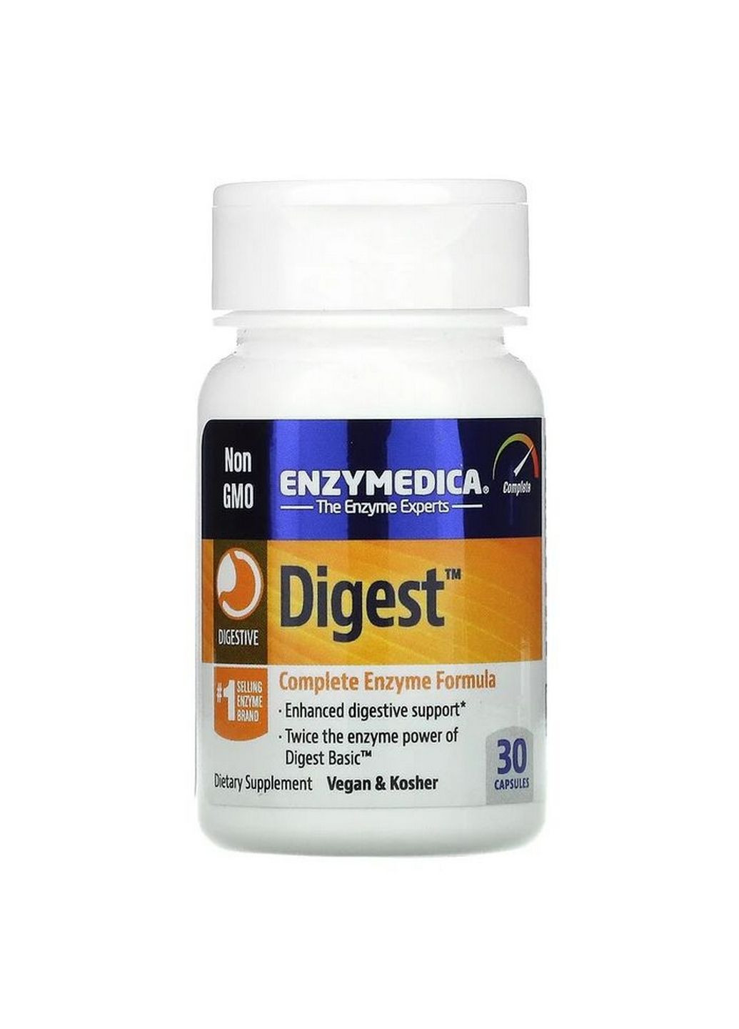 Натуральная добавка Digest, 30 капсул Enzymedica (293420005)