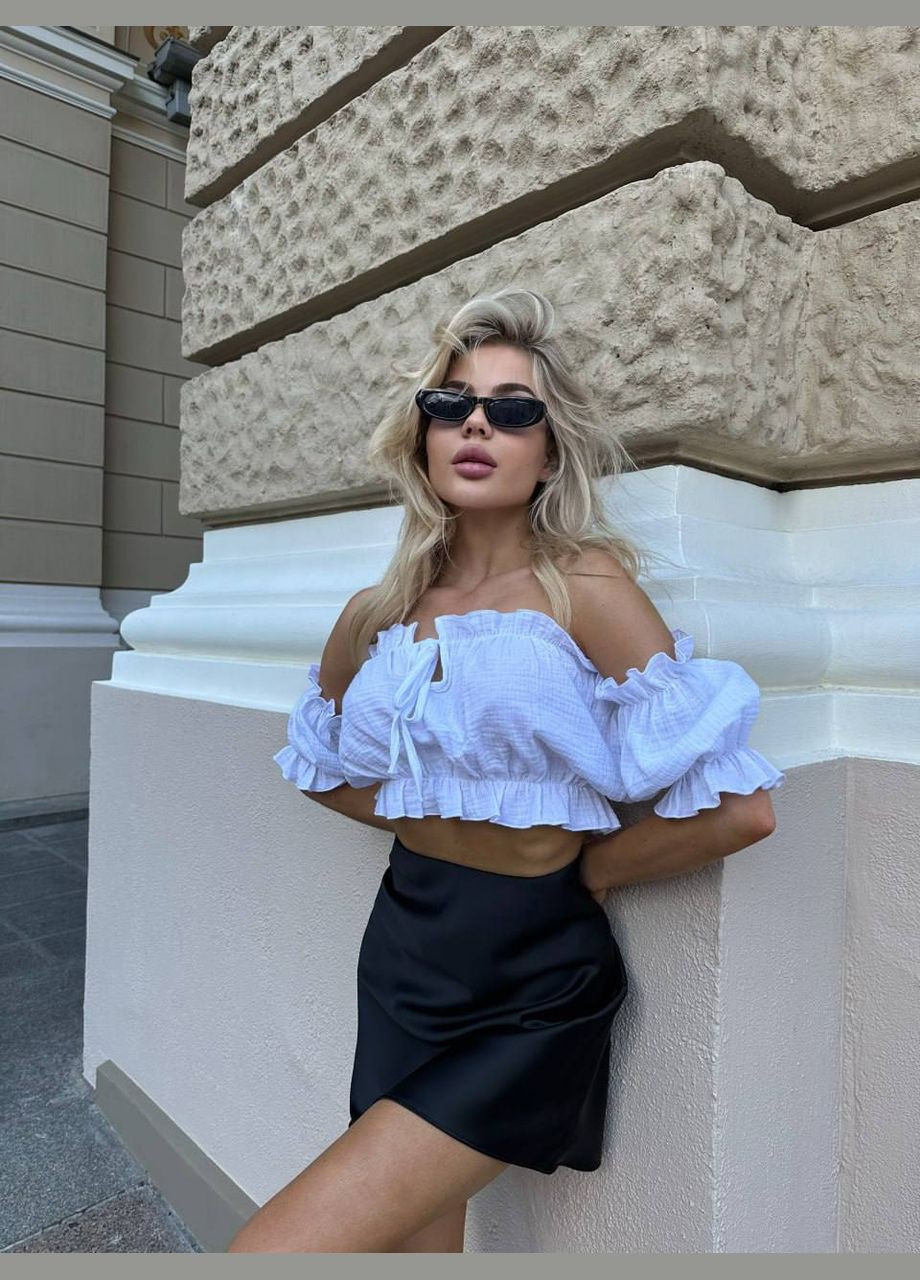 Белая женская блузка FINO Mode