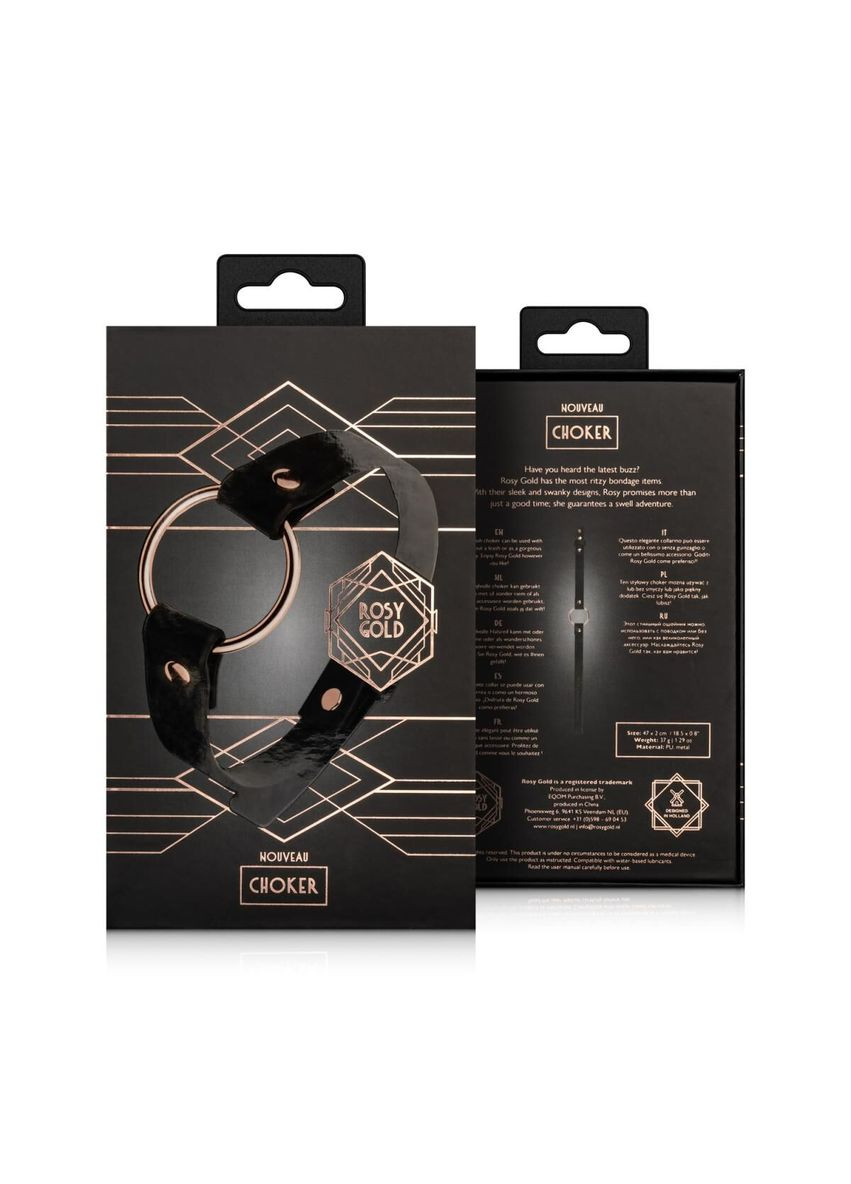 Чокер – Choker – Black Rosy Gold (314507884)
