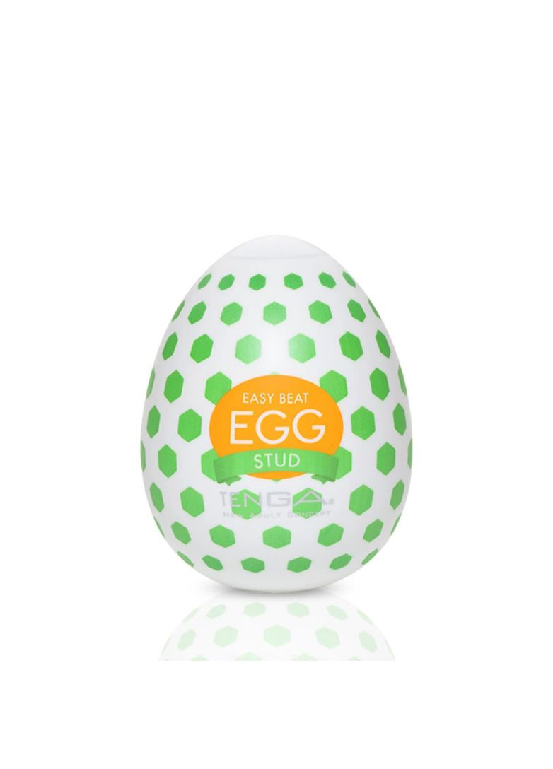 Мастурбатор-яйце Egg Stud із шестикутними виступами Tenga (366876625)
