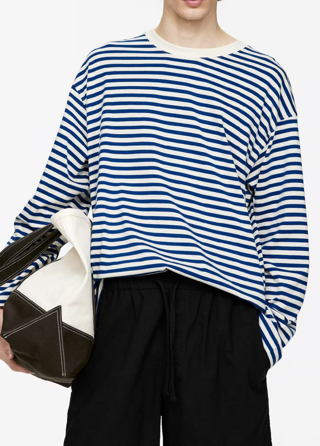 Лонгслів Arket білий кежуали