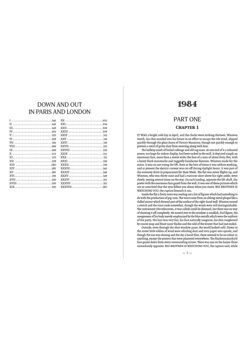 The Collected Works of George Orwell: 1984. Animal Farm. Down and Out in Paris and London — George Orwell Андронум (354331760)