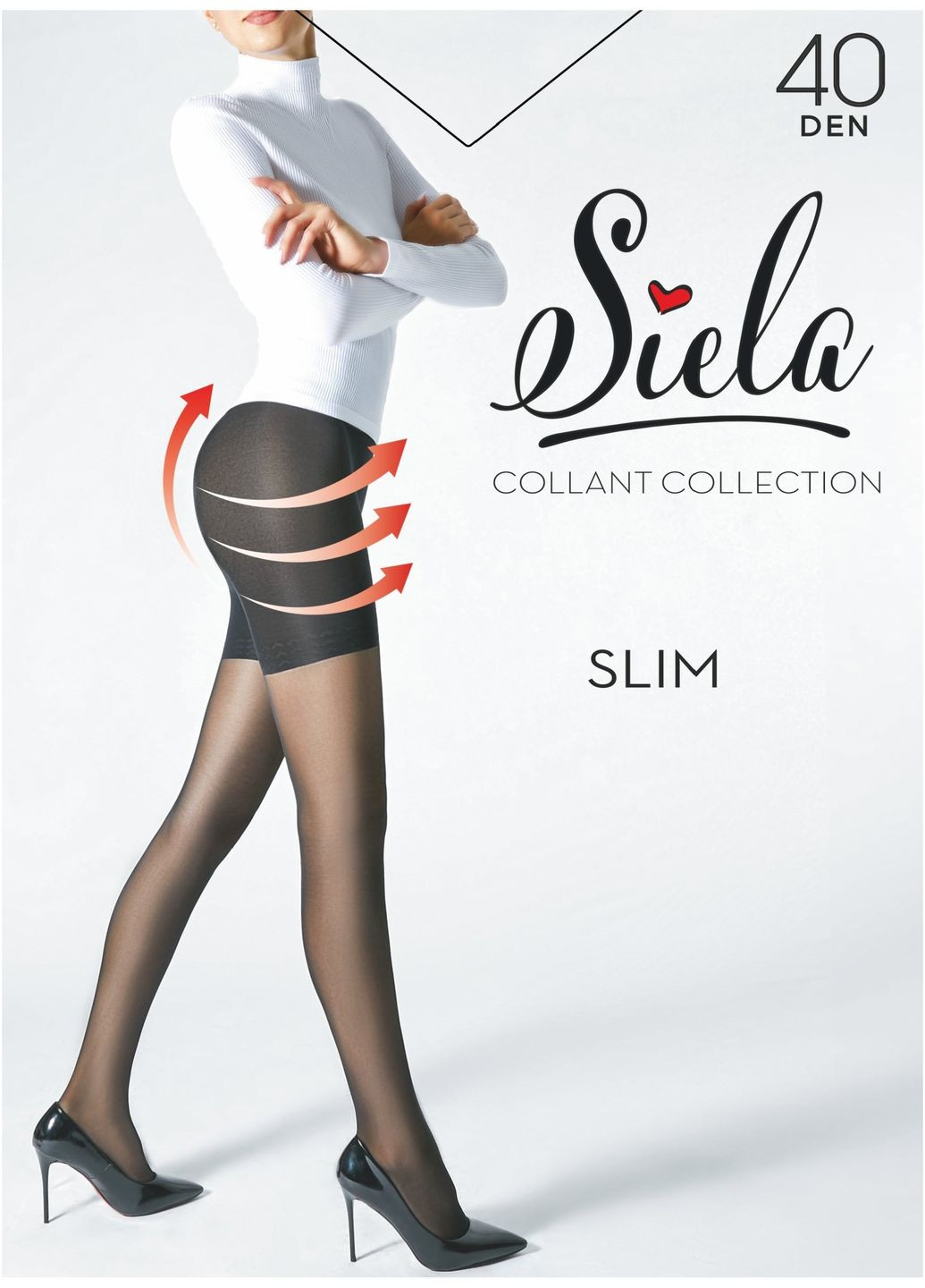 Колготи жін. SLIM 40 glace, 5 Siela Колготки-SLIM 40 (305829422)
