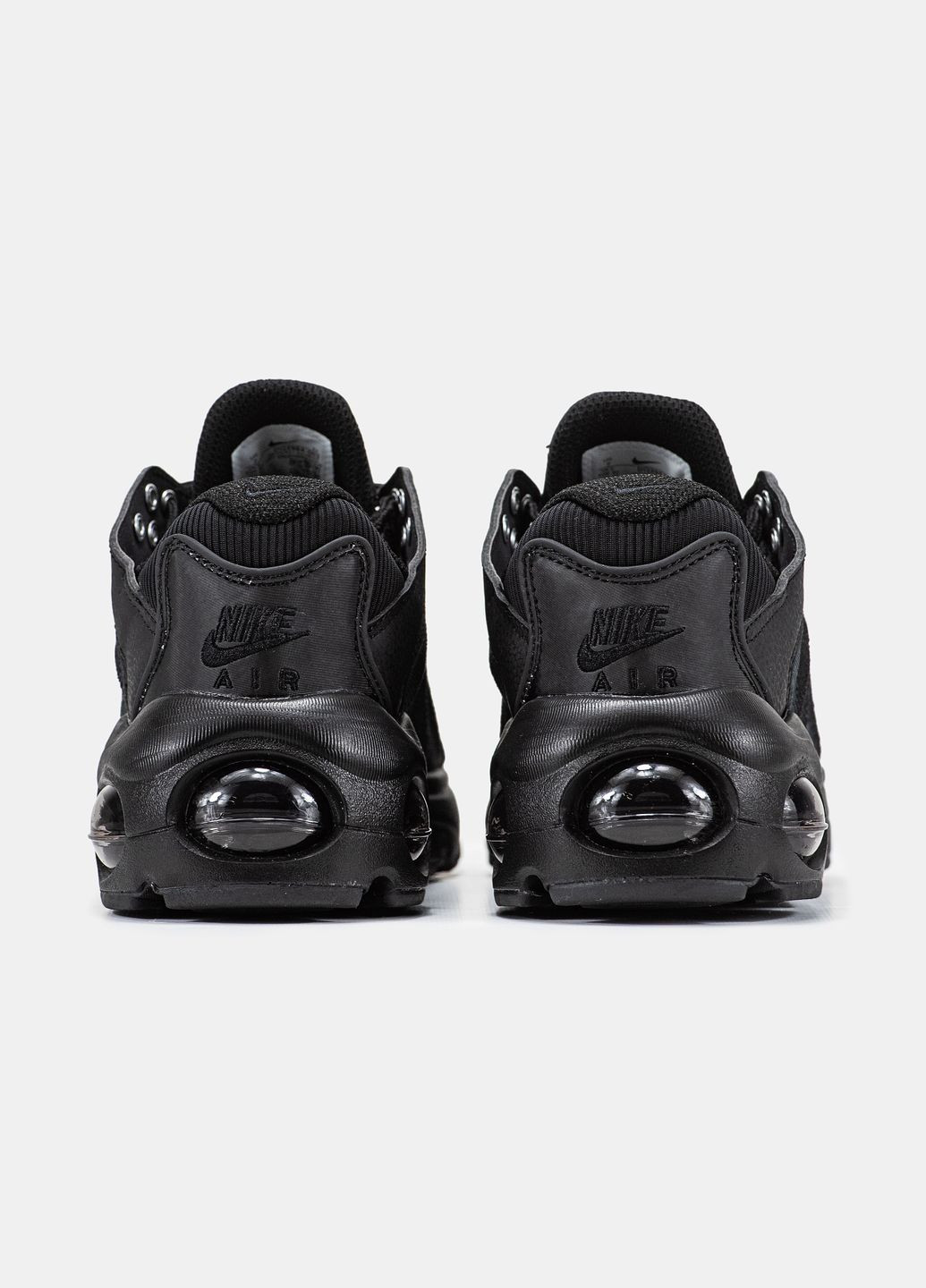 Чорні Осінні кросівки чоловічі і жіночі nike air max tw black | найк аір макс тв чорні No Brand