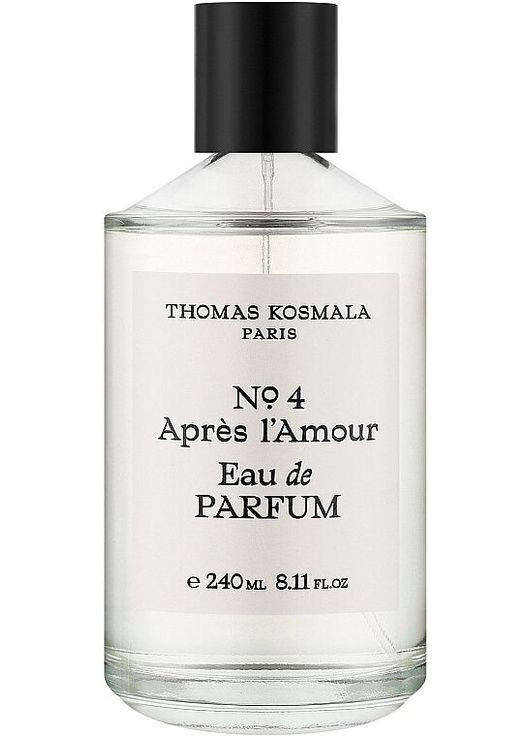 No. 4 Apres l'Amour 240 мл Парфюмированная вода Thomas Kosmala (313454177)