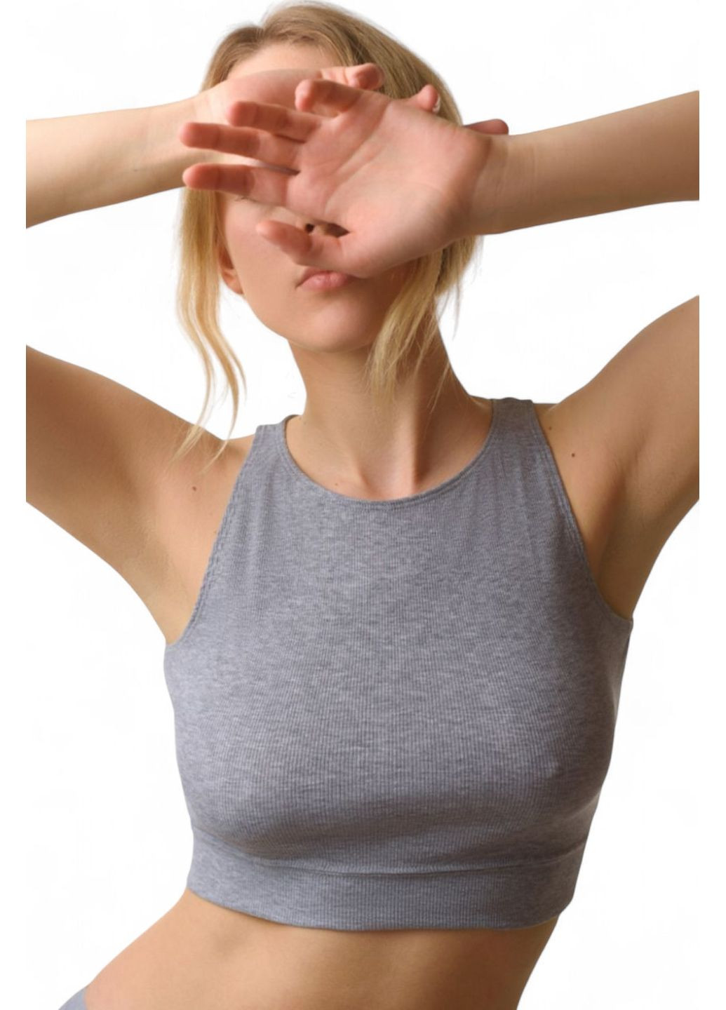 Топ женский хлопковый в рубчик L012R Arcelia Luna — 354777782