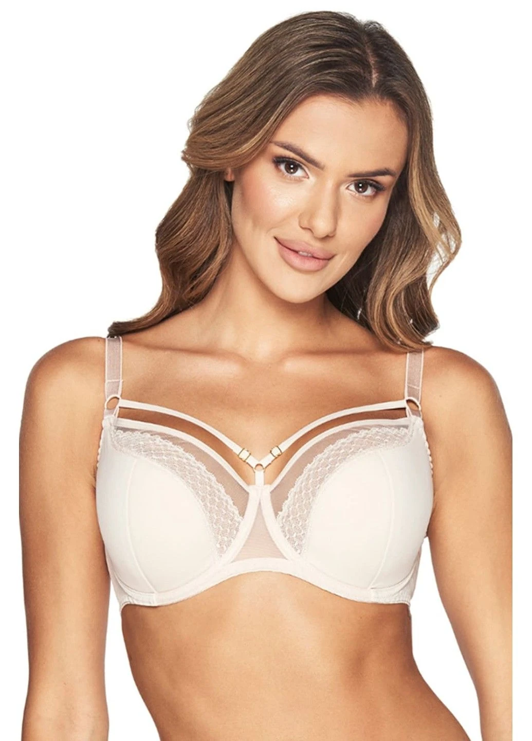 Бежевий бюстгальтер напівм'який semi soft isla bc-928 Kinga