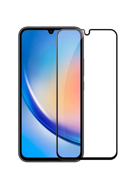 Захисне скло Full screen Samsung Galaxy A34 Black (GL602480) PowerPlant (316578617)