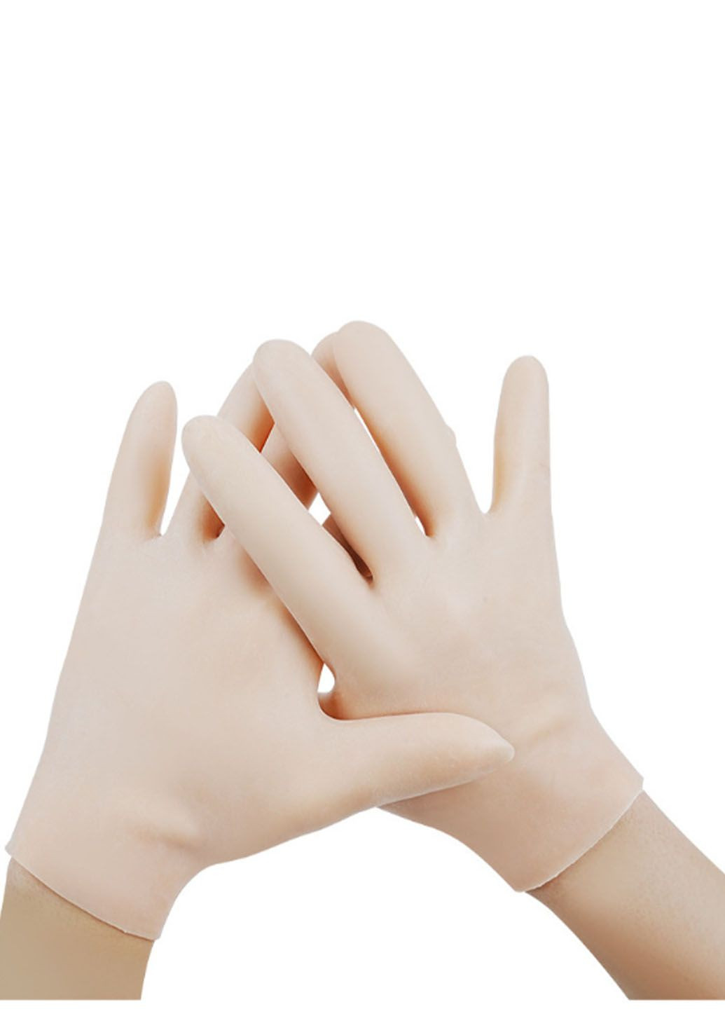 Гелевые увлажняющие перчатки для восстановления сухой и поврежденной кожи рук бежевые No Brand (322594647)