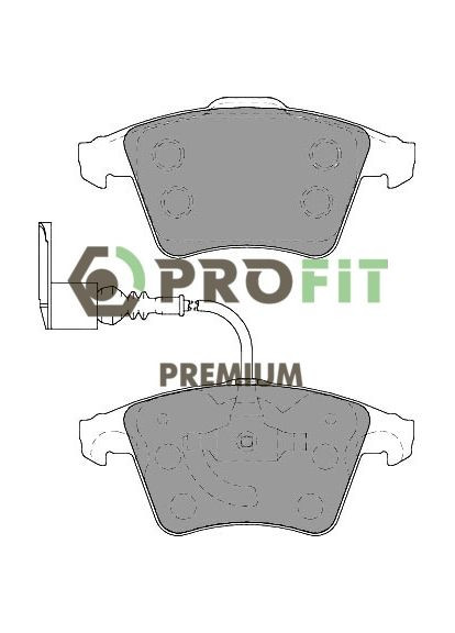 Колодки тормозные дисковые ПЕРЕДН VW TOUAREG (7LA, 7L6, 7L7) 3.0 2002.10-2013.01 PR 5005-1826 PROfit (354335155)