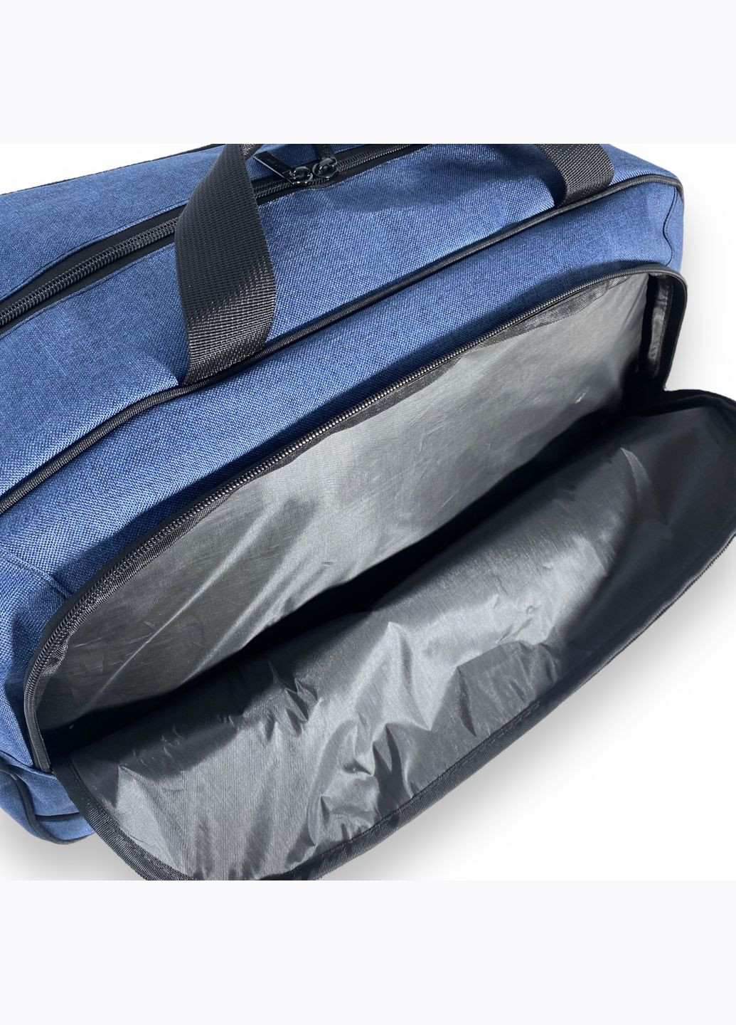 Дорожня сумка, одне відділення, фронтальні кишені, знімний ремінь, ніжки на дні, розмір 56*35*21см синя Favor (284337956)