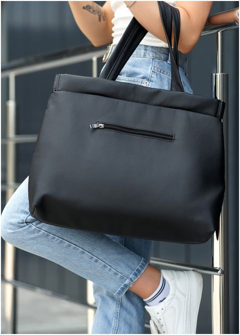 Сумка через плечо женская из экокожи Shopper Tote 0RS Черный Sambag (302009271)