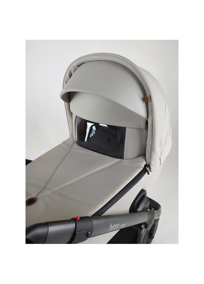 Універсальна коляска 2в1 Bass Next Perl Dark Grey, екошкіра () Roan R-BN-PD (337308668)